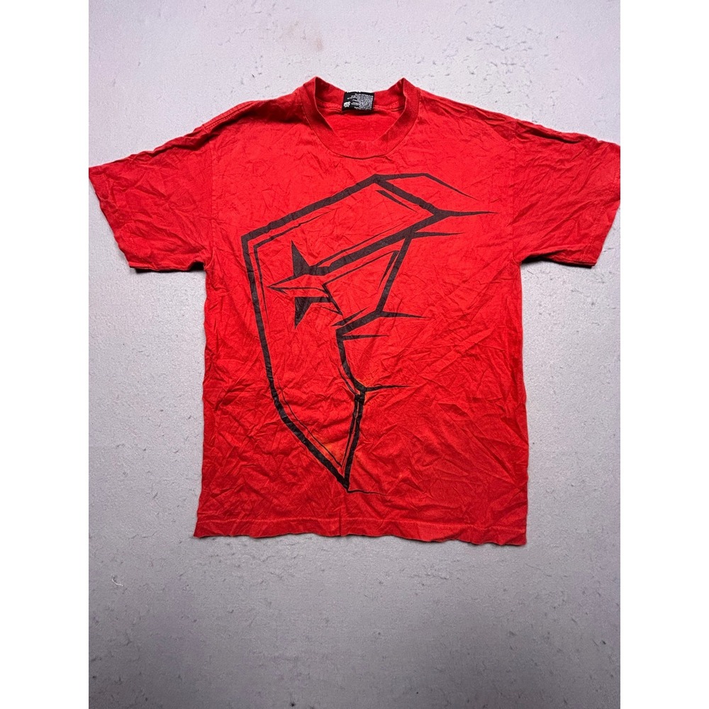 Famous Stars and Straps T-Shirt 100% Cotton Red Graphic Medium Mens